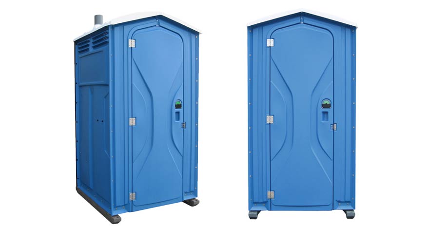 Long-term porta potty units on site in Jacksonville, Arkansas